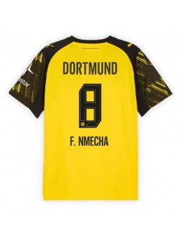Billige Borussia Dortmund Felix Nmecha #8 Hjemmedrakt 2025-26 Kortermet